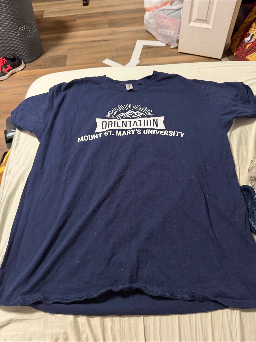 Gildan Navy Mount St. Mary's University Orientation Tee